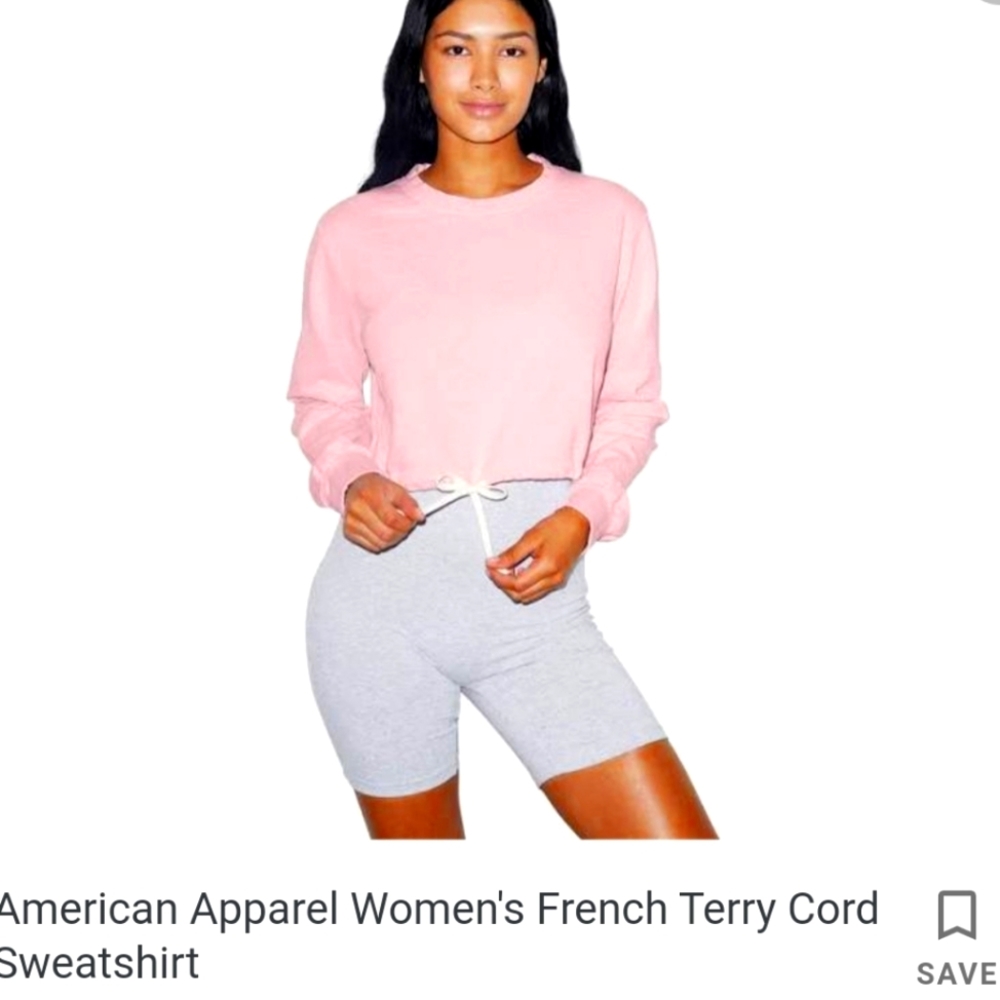 CUTE American Apparel CROPPED sweatshirt